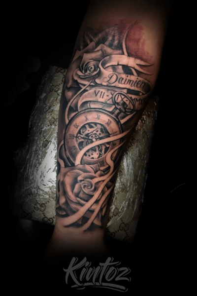 Clock And Rose Tattoo Session #atlanta #atl #tattoo #tattoos #blackandgreytattoo #blackandgreytattoos #ink #atlantatattoos #atlantatattoo #tattooed #tattoosforgirls #tattoolife #chicano #mexican #clown #tattooartist #tattooart #tattooapprentice #tattooshop #singleneedle #blackandgrey #ink #girl 