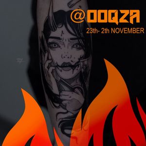 23th-2th November guest artist @ooqza coming working with us at High Fever 