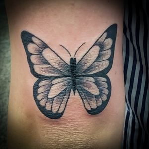 Butterfly above elbow