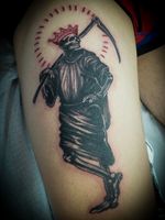Reaper on thigh 