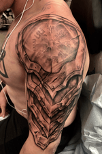 Work in progress.  Armor tattoo.  I got openings for October and November 