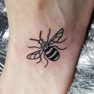 My second tattoo, a Manchester Bee