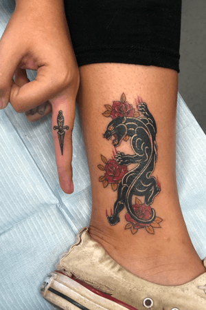 Finger Tattoo & Black Panther