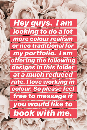 #discounted #portfolio #colourrealism #neotraditional  #colourtattoos #reading #uk #berkshire #london #uktta #tattoos #femaletattooer #discountedrate #portfoliopiece #reducedrate