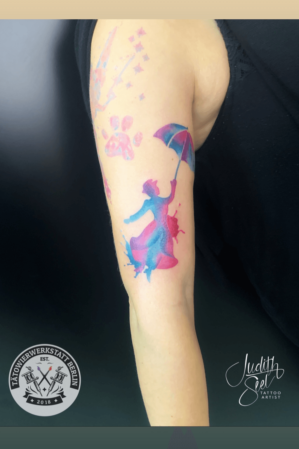 mary poppins tattoo Archives  Tribal Body Art