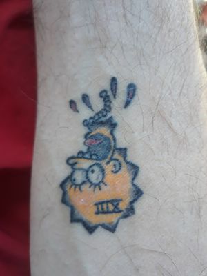Friday the 13th 1st tattoo Simpson's inspired 