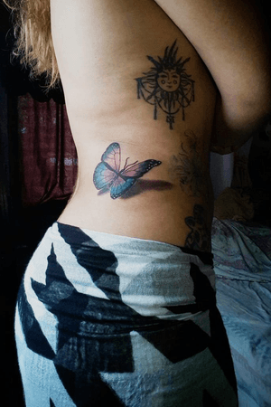 My first butterfly tattoo work