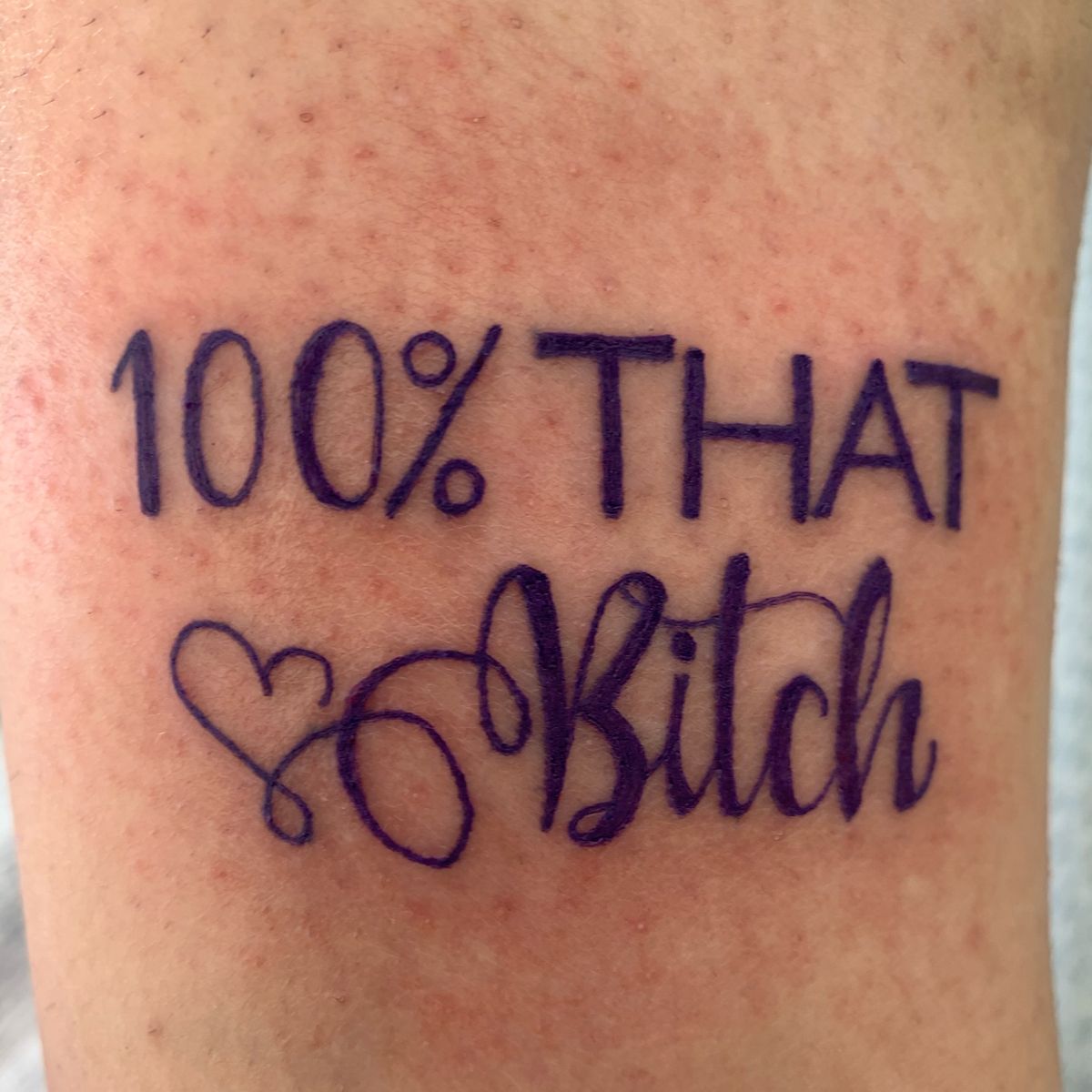 Tattoo uploaded by Sammi Sparkles • 100 THAT Bitch for our Mental