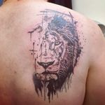 Inked lion