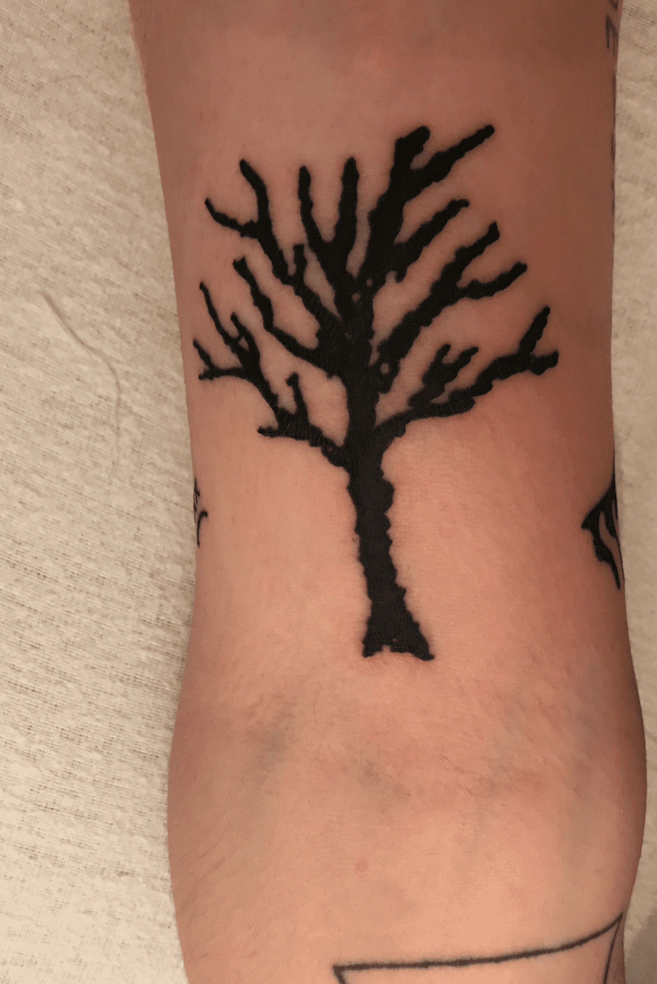 XXXTENTACION LEAFLESS TREE TATTOO Mounted Print for Sale by KRNTH   Redbubble