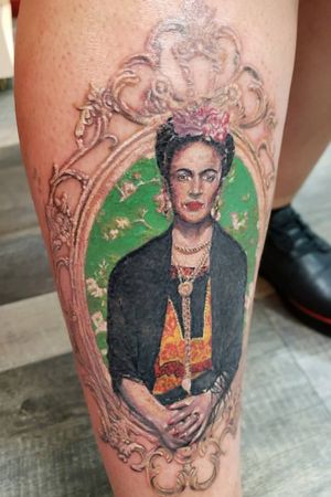 Hooked up the homegirl with a sweet Frida portrait...