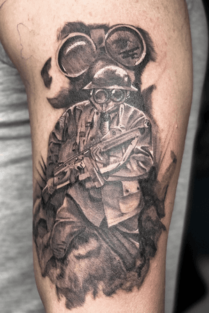 First session down on this WW1 piece ! Super excited about this 