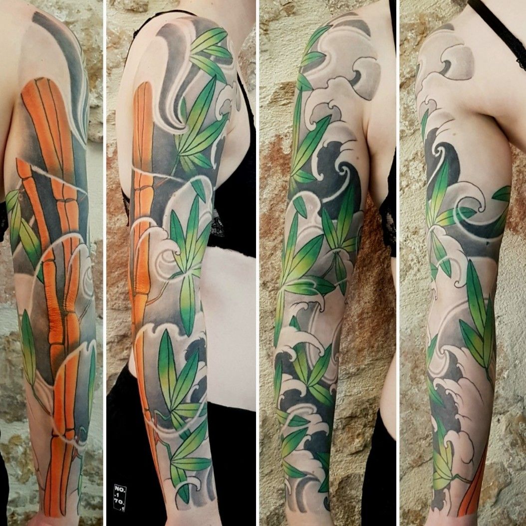 50 Bamboo Tattoo Designs For Men  Lush Greenery Ink Ideas