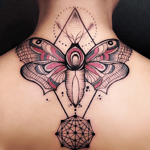 #color #moth #tattooartist #geometric 