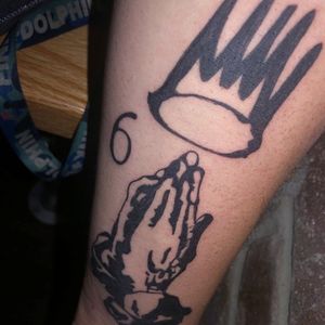 6 God J Cole tattoo
