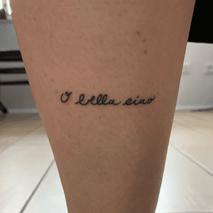 Tatuaggio Firenze tattoo studio scritta nero