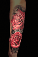 Booking new appointments for Jan 2020 , finished this sleeve in two sittings of 14+ hours . Interested in getting some roses done check out my Instagram @tattooartbyaxe 