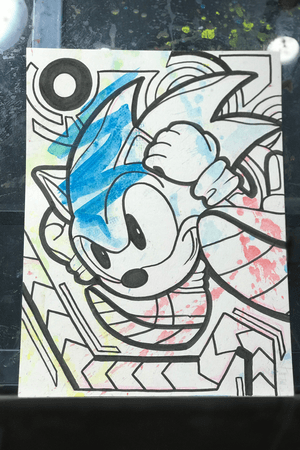 “Blessed Flow” Custom Style - Sonic | Water Color 