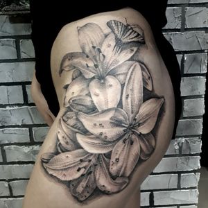 Flowers. Cover up. 1 session.