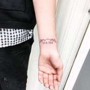 Roman Numeral Wrist Tattoos Orangetattooshop Roman Numeral Wrist Tattoos Orangetattooshop