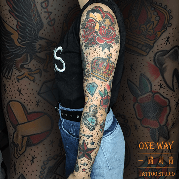 Tattoo from 一路刺青-oneway tattoo studio taiwan
