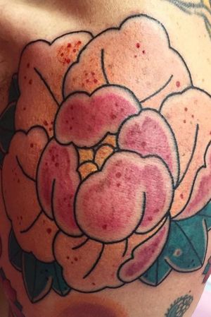 Japanese peony tattoo