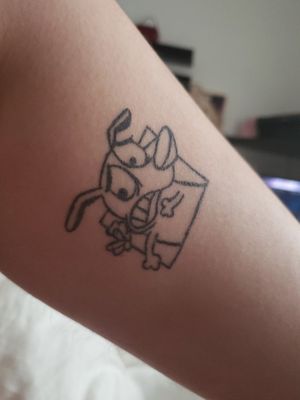 One of the first tattoos done on myself 