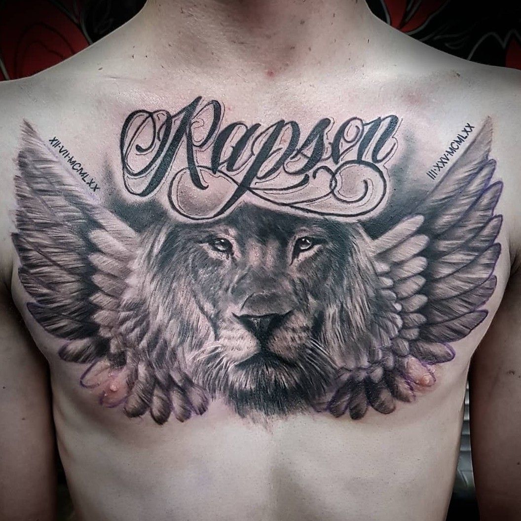 Top 73 Lion Chest Tattoo Ideas  2021 Inspiration Guide  Lion chest  tattoo Lion tattoo images Chest tattoo