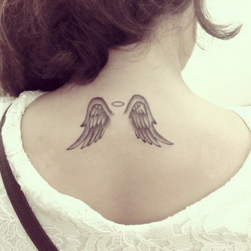 simple tattoo wings
