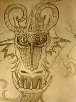 #dragon #beast #monster #mithology #creature #drake #scales #horns #legendary #kodysheeran 