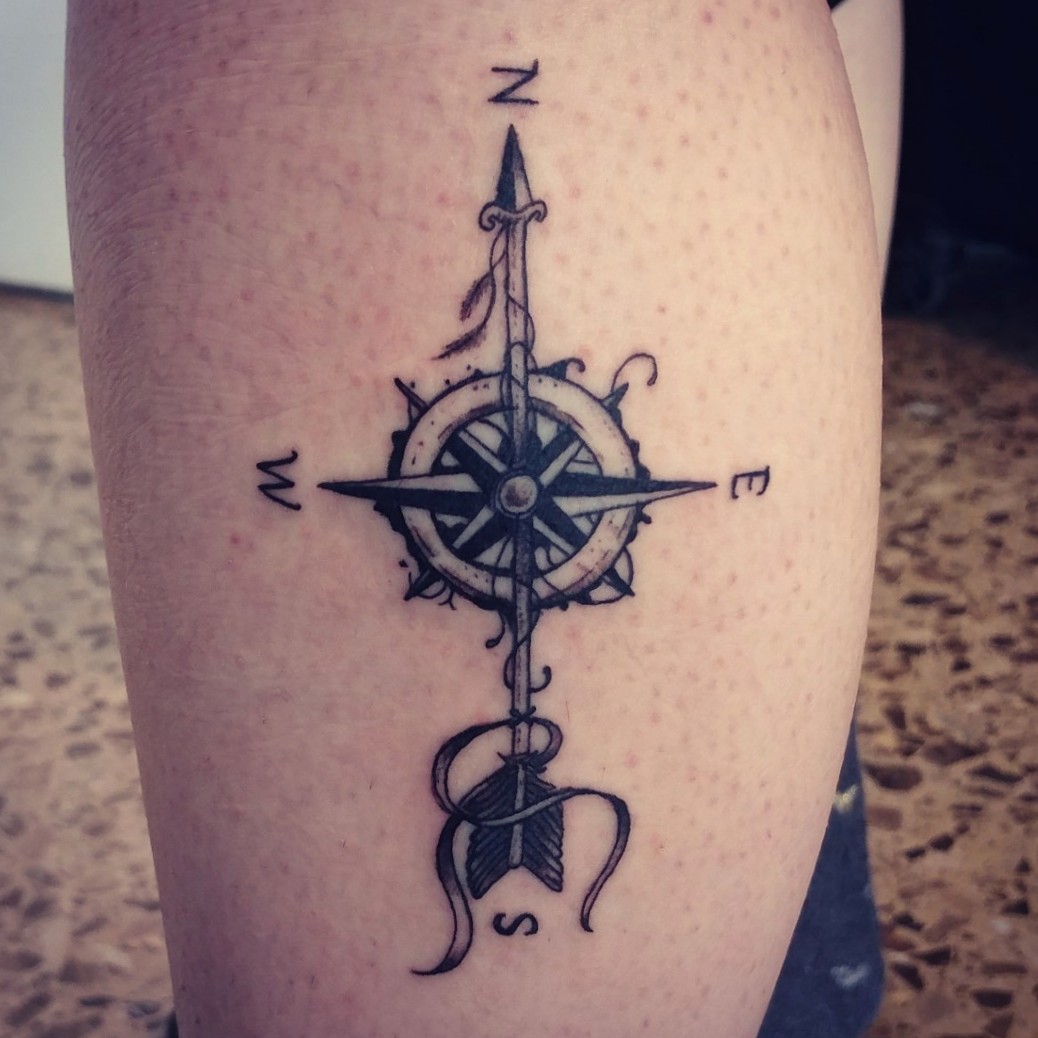 40 Compass Tattoos Meanings Designs and Ideas Find Your Directions   neartattoos