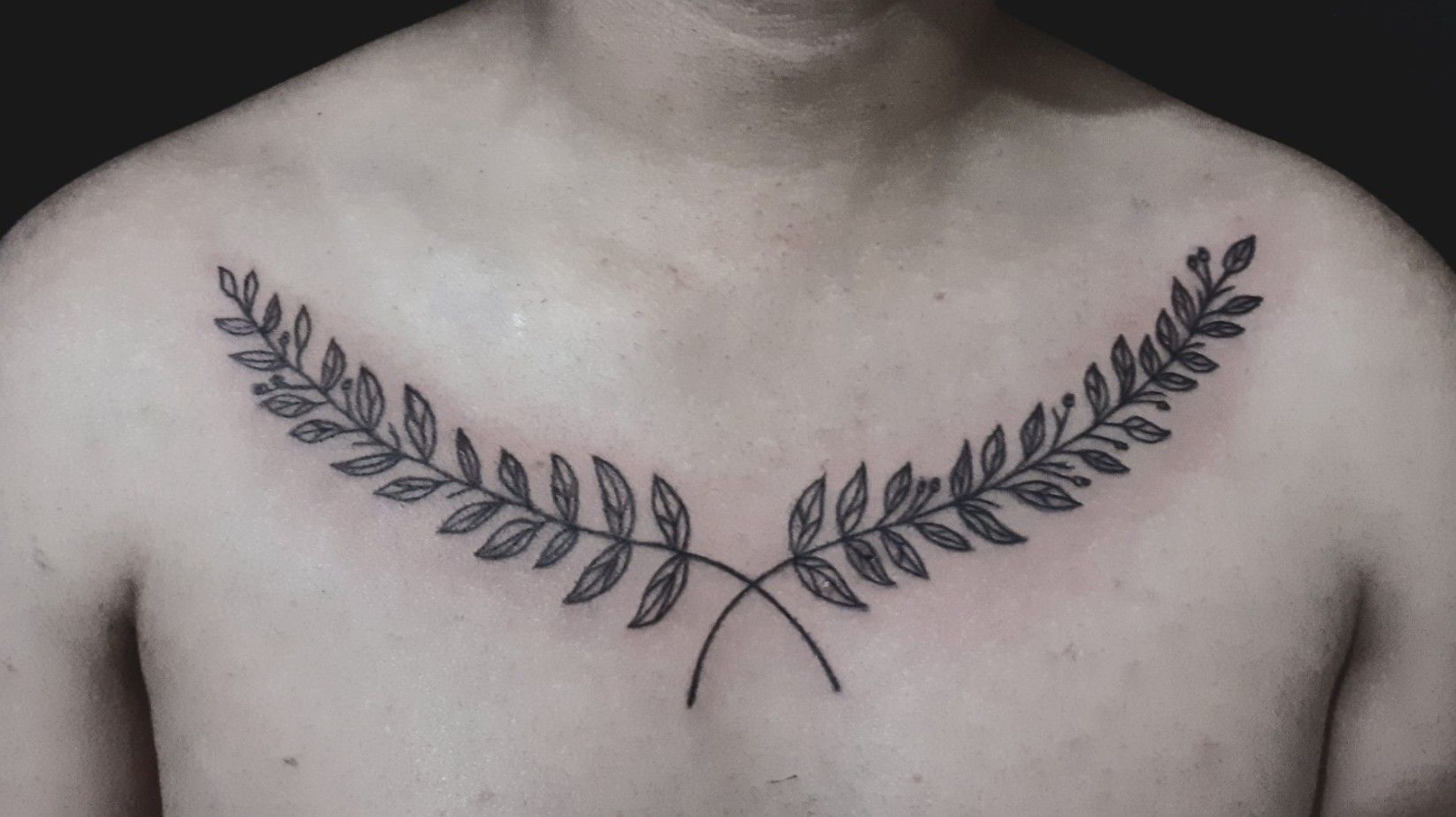 Bay leaf tattoo Nature tattoo plant tattoo black tattoo Martha Bocharova  marthabocharova on Instagram tattooblackta  Nature tattoos Plant  tattoo Tattoos