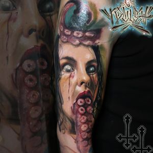 #realistictattoo #horror #tattooevil