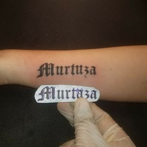 Name tattoo 3.5inch at 4.5k 
