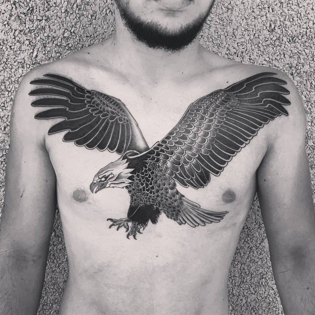 80 Eagle Chest Tattoo Designs For Men  Manly Ink Ideas  Eagle chest tattoo  Chest tattoo Full chest tattoos