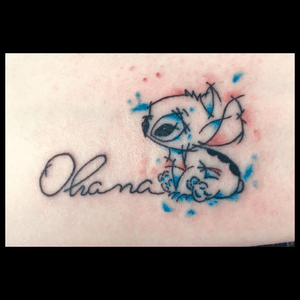 Montmarault Tattoo Shop - Tattoo Stitch Disney Ohana 🏝 Merci à