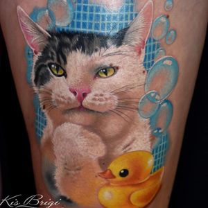 Tattoo by Cattoo by Kis Brigi