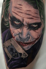 We're not clowning around about this fabulous piece by @dannyrealistictattooing that makes us spilt a grin! With the realise of the new Joker movie, there's no better time to book with Danny and get your very own! 🎪