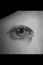 Instagram: @rusty_hst Realistic eyes #eyes #blackandgrey #realism #blackandgreyrealism #realistictattoo 