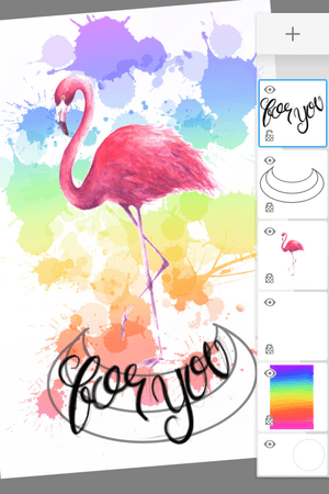 the making of a flamingo ❤️ #flamingo #tattoodesign #color #pink