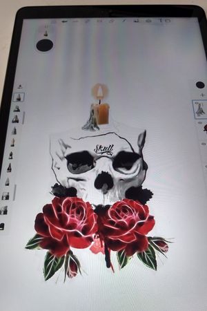 Skull roses
