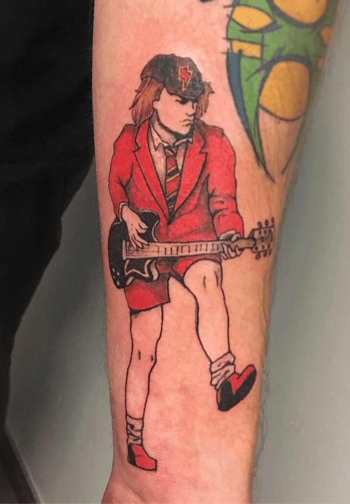 Angus Young tattoo by Kegan Hawkins  Post 28090