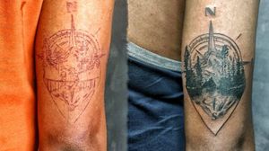 Wanderlust #playtime #wild #naturecalls #wanderlust #compass #theheartwantswhatitwants #inkstagram #tattoosofinstagram #chandigarh #mohali #zirakpur #armtattoo #intenze #tattoo #tattoos #inked #tattooed #bodyart #tattoocultr #tattoodo #Bloodandmetal