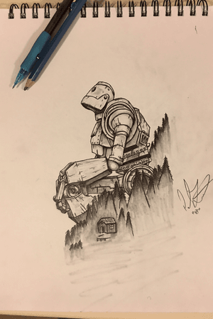 9 hour drawing on the iron giant 
