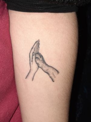 First tattoo, done by a learning friend of mine