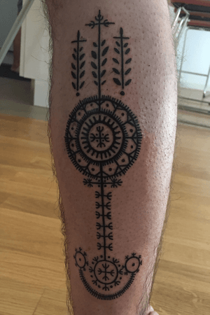 Traditional tattoo from Croatia