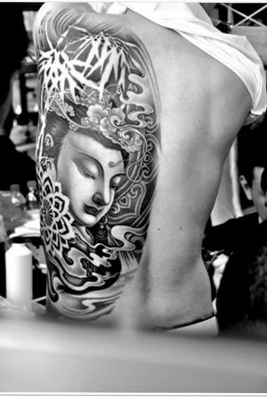 From: Google search- tattoo easily #Japanese #buddhistdiva #back