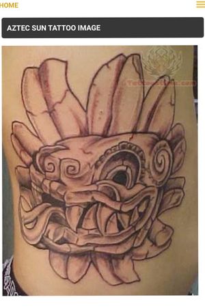 From: tattoostime.com #aztectattoos