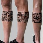 From: tattooimages.biz#Aztec #calf #band 