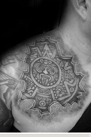 From: tattooimages.biz  #Aztec #shoulder